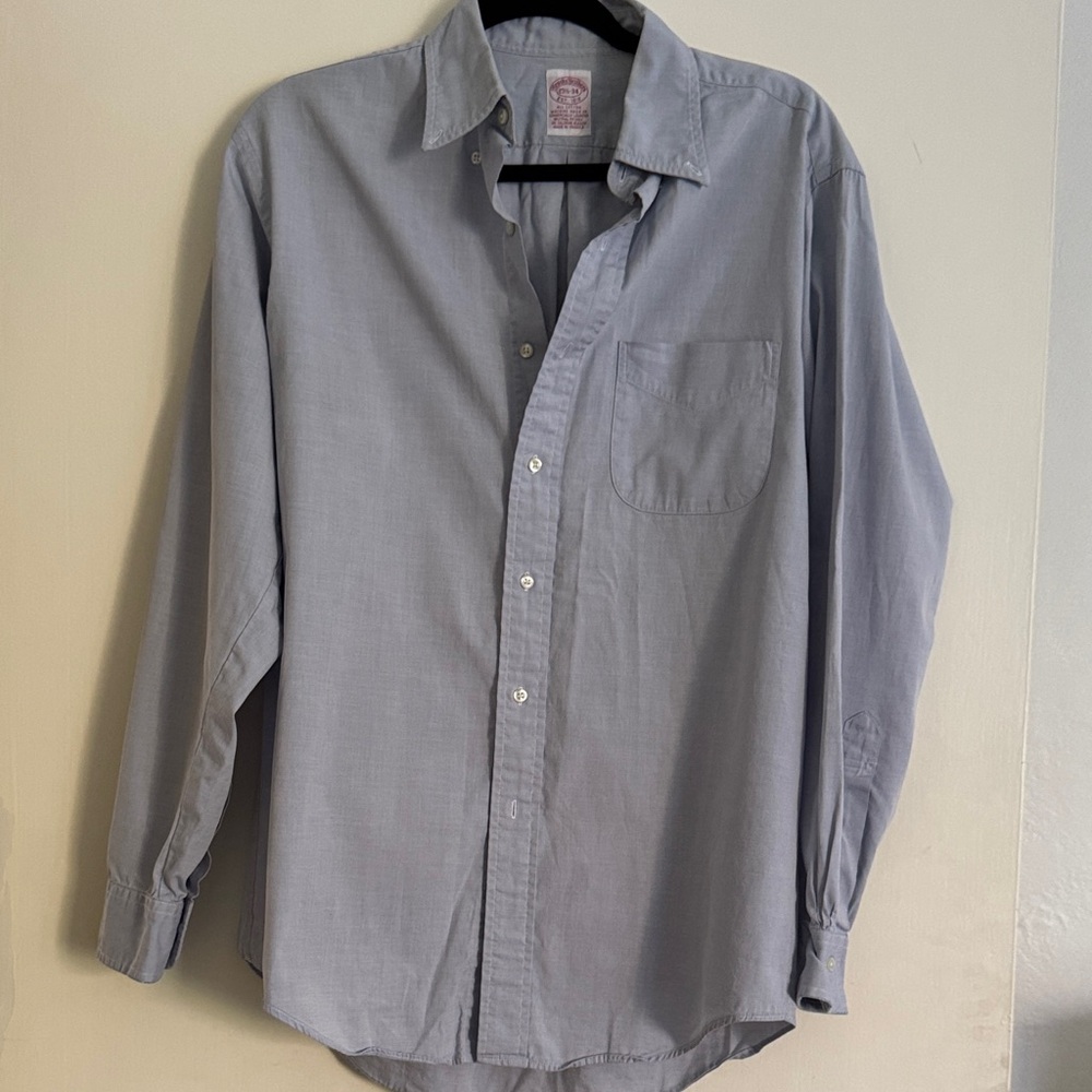Brooks Brothers Light Blue Casual Button Down Shirt